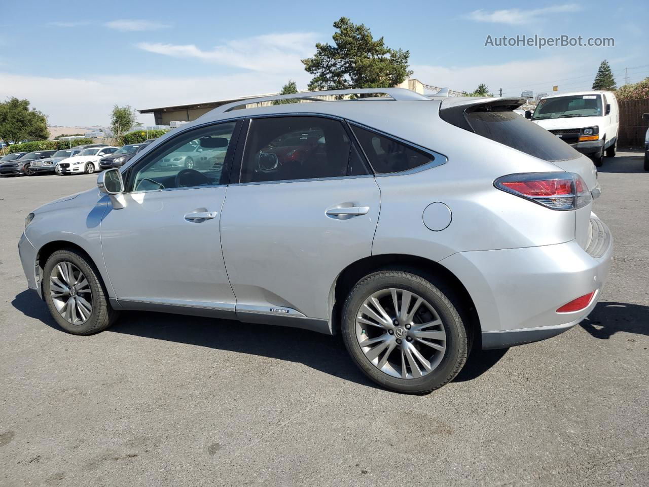 2013 Lexus Rx 450 Silver vin: JTJBC1BA4D2450480