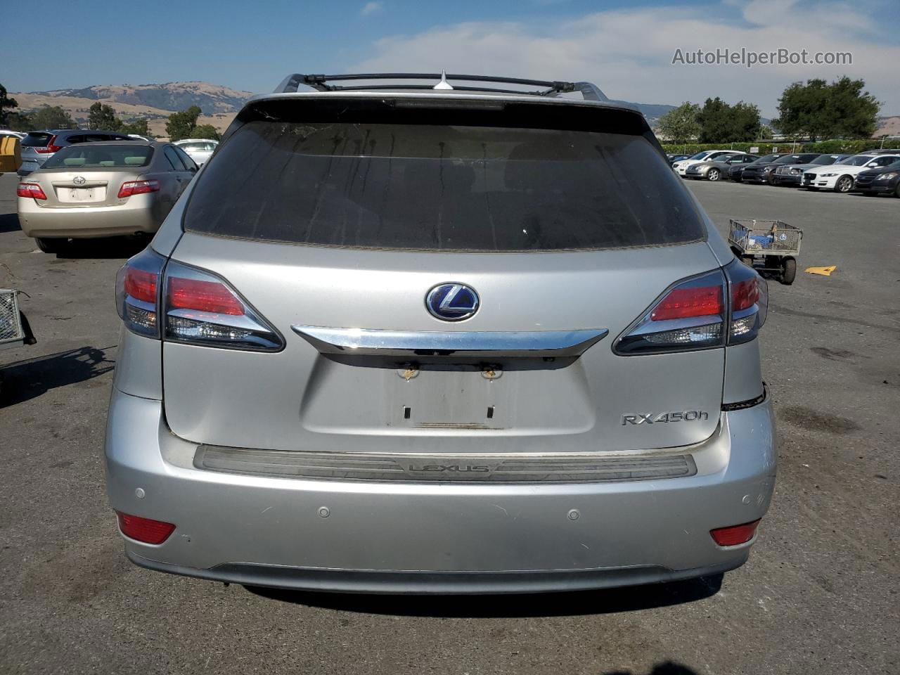 2013 Lexus Rx 450 Silver vin: JTJBC1BA4D2450480