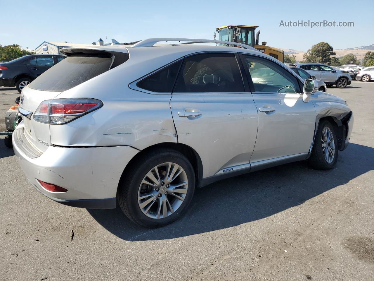 2013 Lexus Rx 450 Silver vin: JTJBC1BA4D2450480