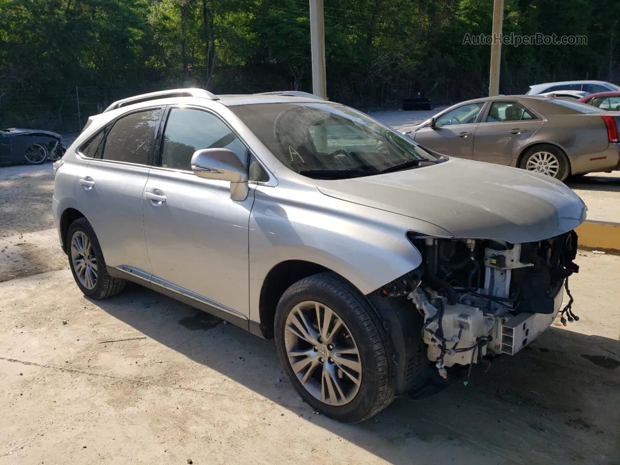 2013 Lexus Rx 450 Silver vin: JTJBC1BA5D2052825