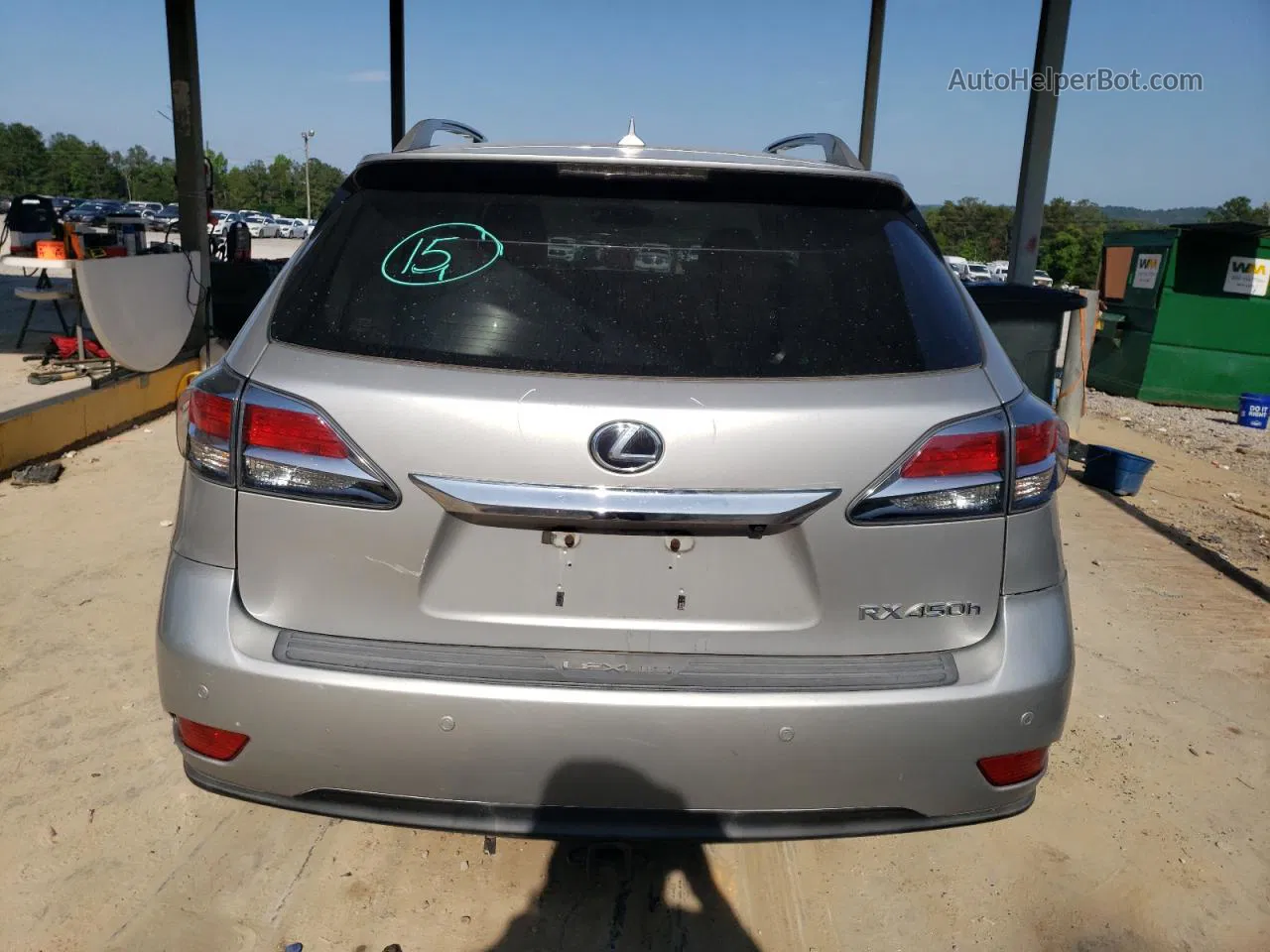 2013 Lexus Rx 450 Silver vin: JTJBC1BA5D2052825