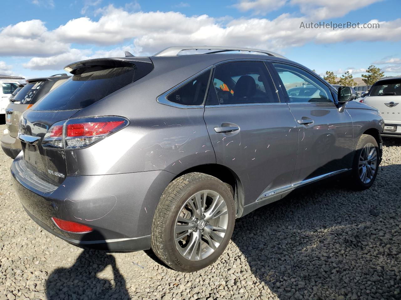 2013 Lexus Rx 450 Серый vin: JTJBC1BA7D2060246