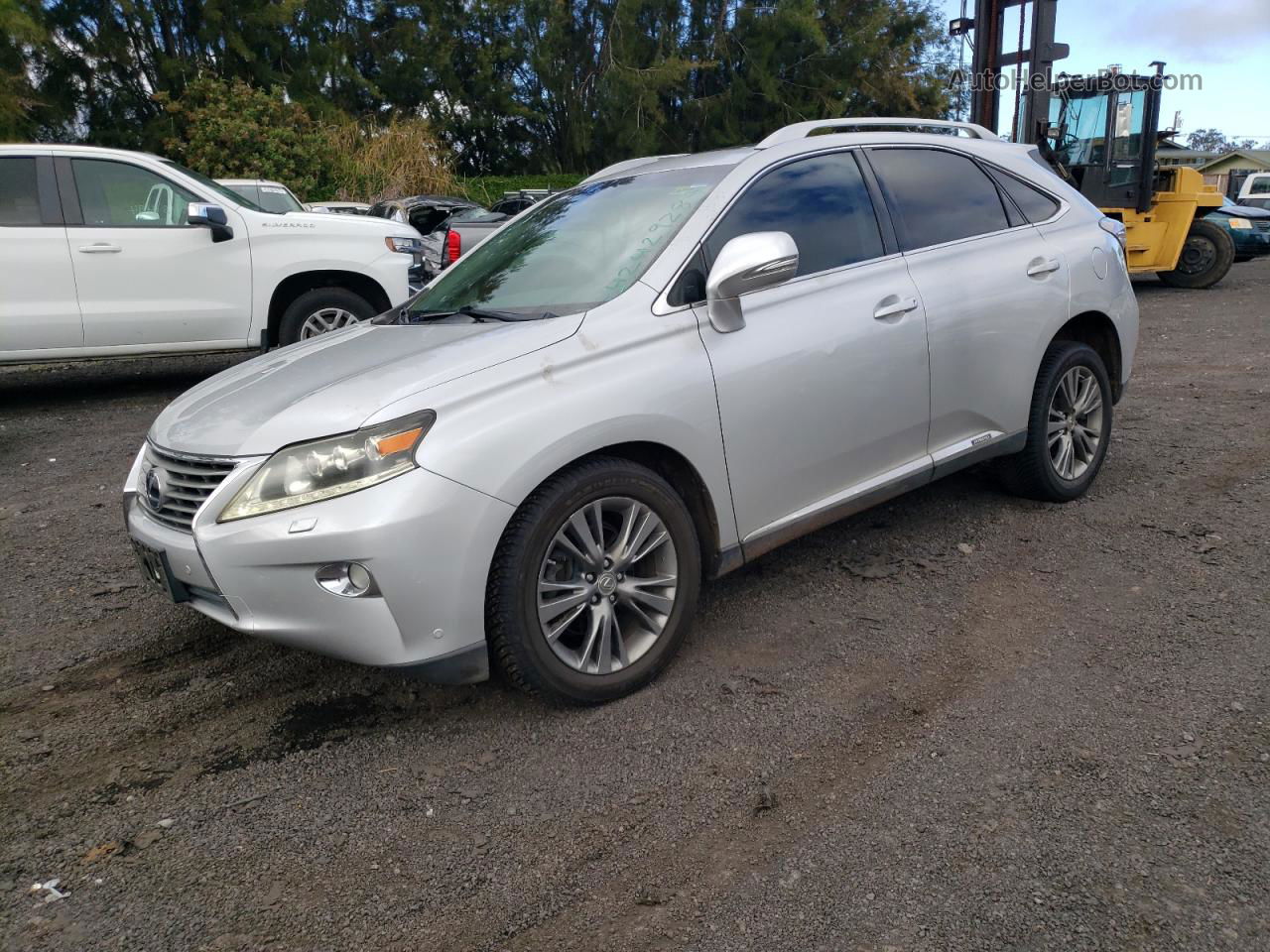 2013 Lexus Rx 450 Silver vin: JTJBC1BA7D2062899