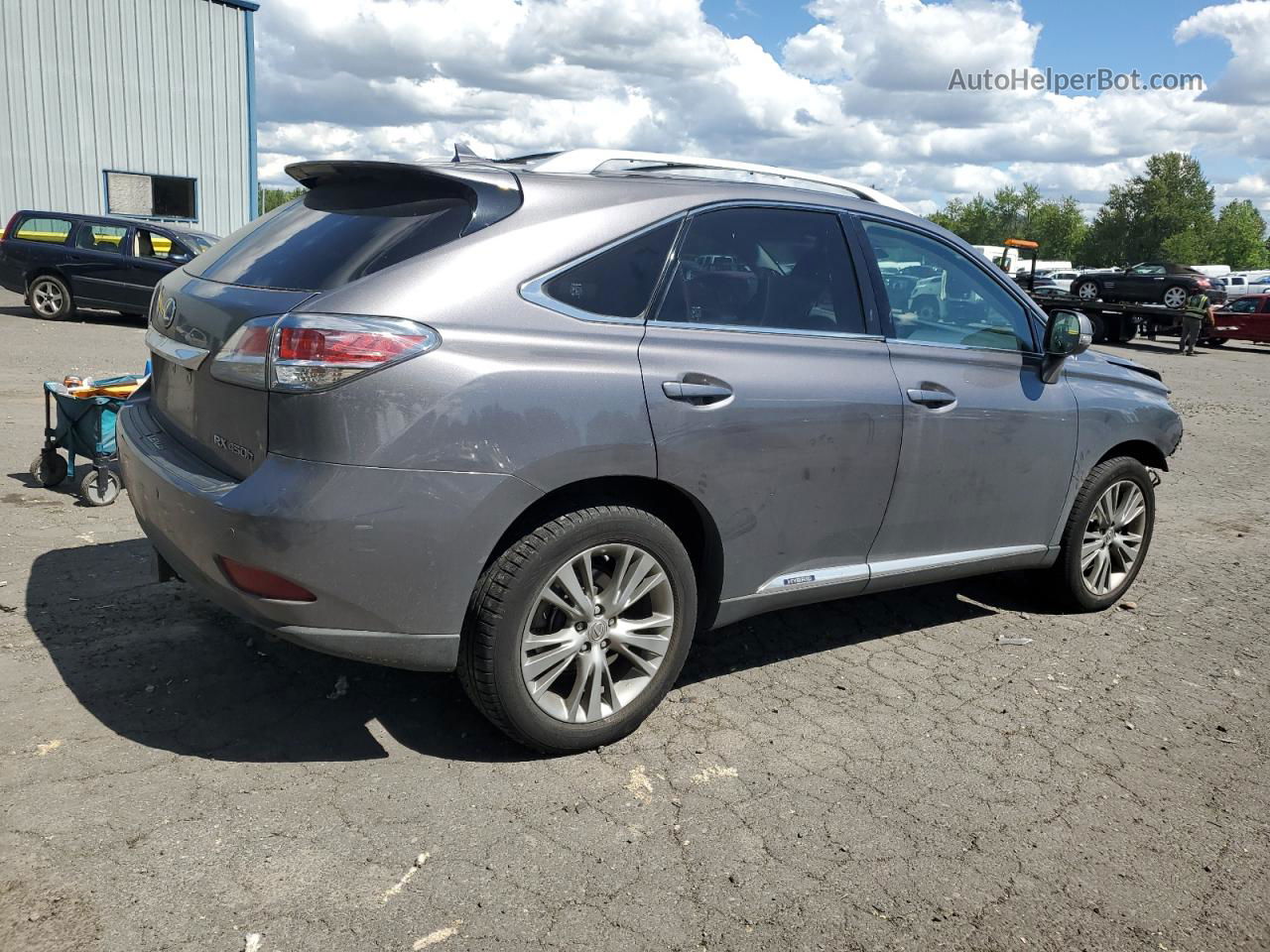 2013 Lexus Rx 450 Серебряный vin: JTJBC1BA7D2443099