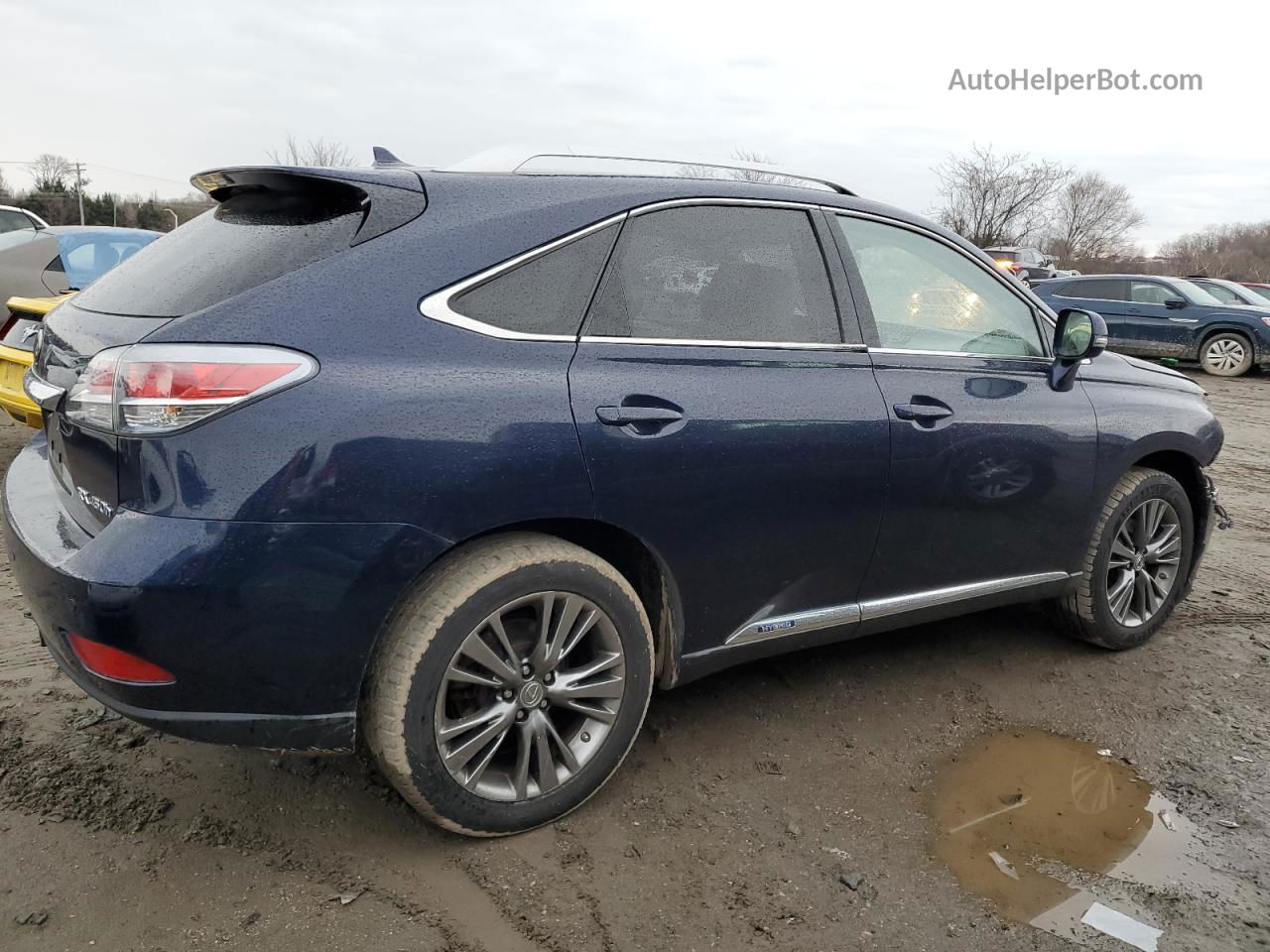 2013 Lexus Rx 450 Синий vin: JTJBC1BA7D2447833