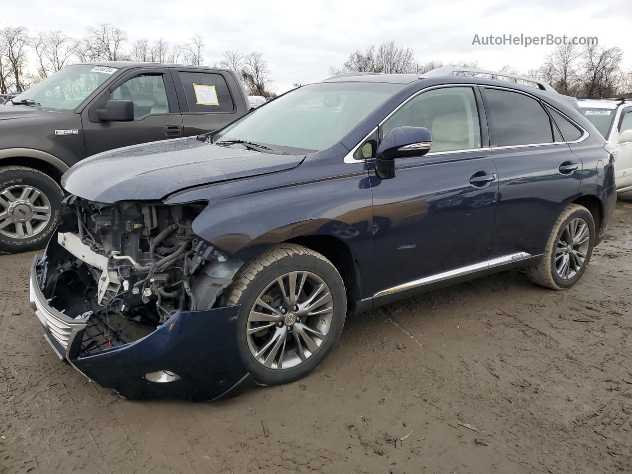 2013 Lexus Rx 450 Blue vin: JTJBC1BA7D2447833