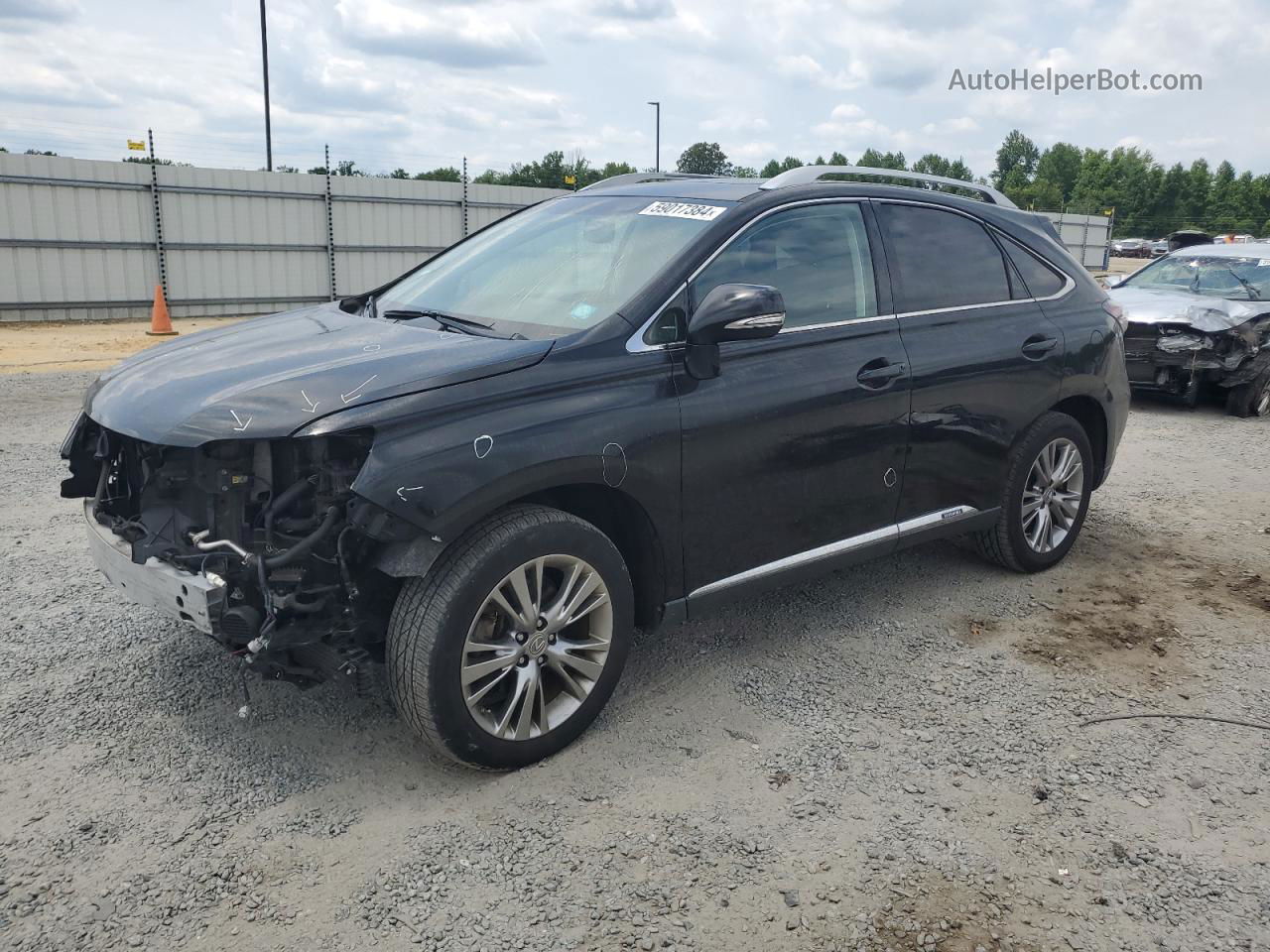 2013 Lexus Rx 450 Black vin: JTJBC1BA8D2450935