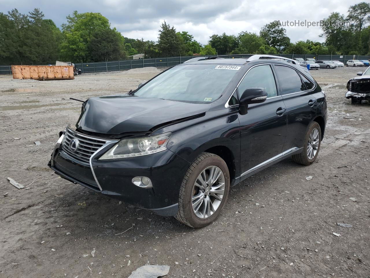 2013 Lexus Rx 450 Black vin: JTJBC1BA9D2065285