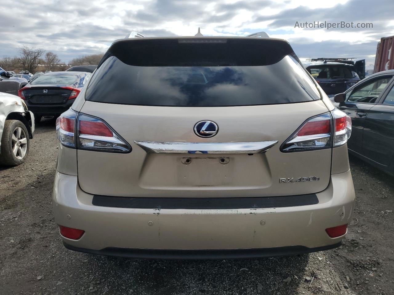 2013 Lexus Rx 450 Gold vin: JTJBC1BAXD2440214