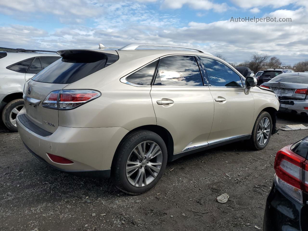 2013 Lexus Rx 450 Gold vin: JTJBC1BAXD2440214