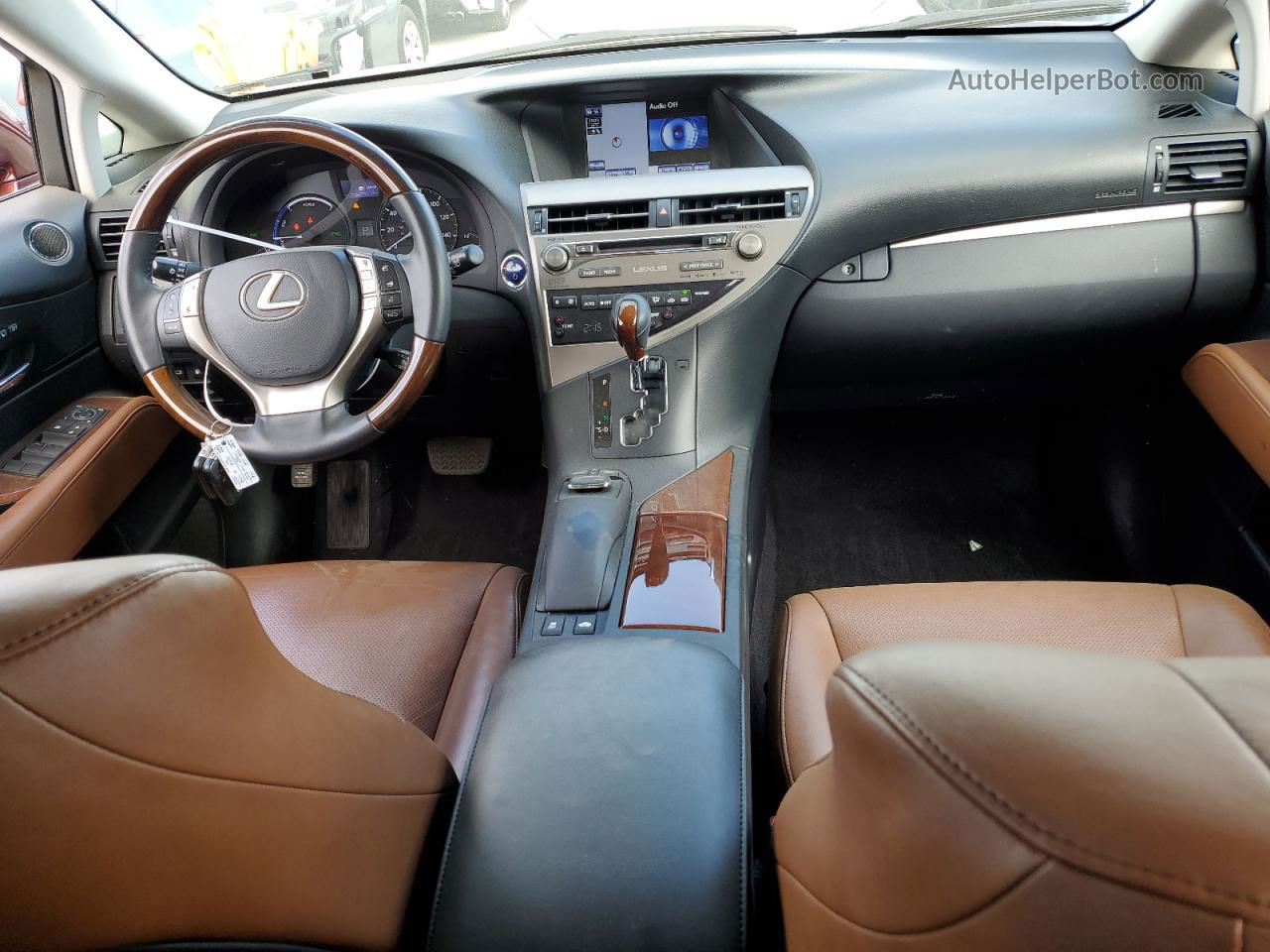 2015 Lexus Rx 450h Бордовый vin: JTJBC1BAXF2461003