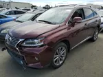 2015 Lexus Rx 450h Burgundy vin: JTJBC1BAXF2461003