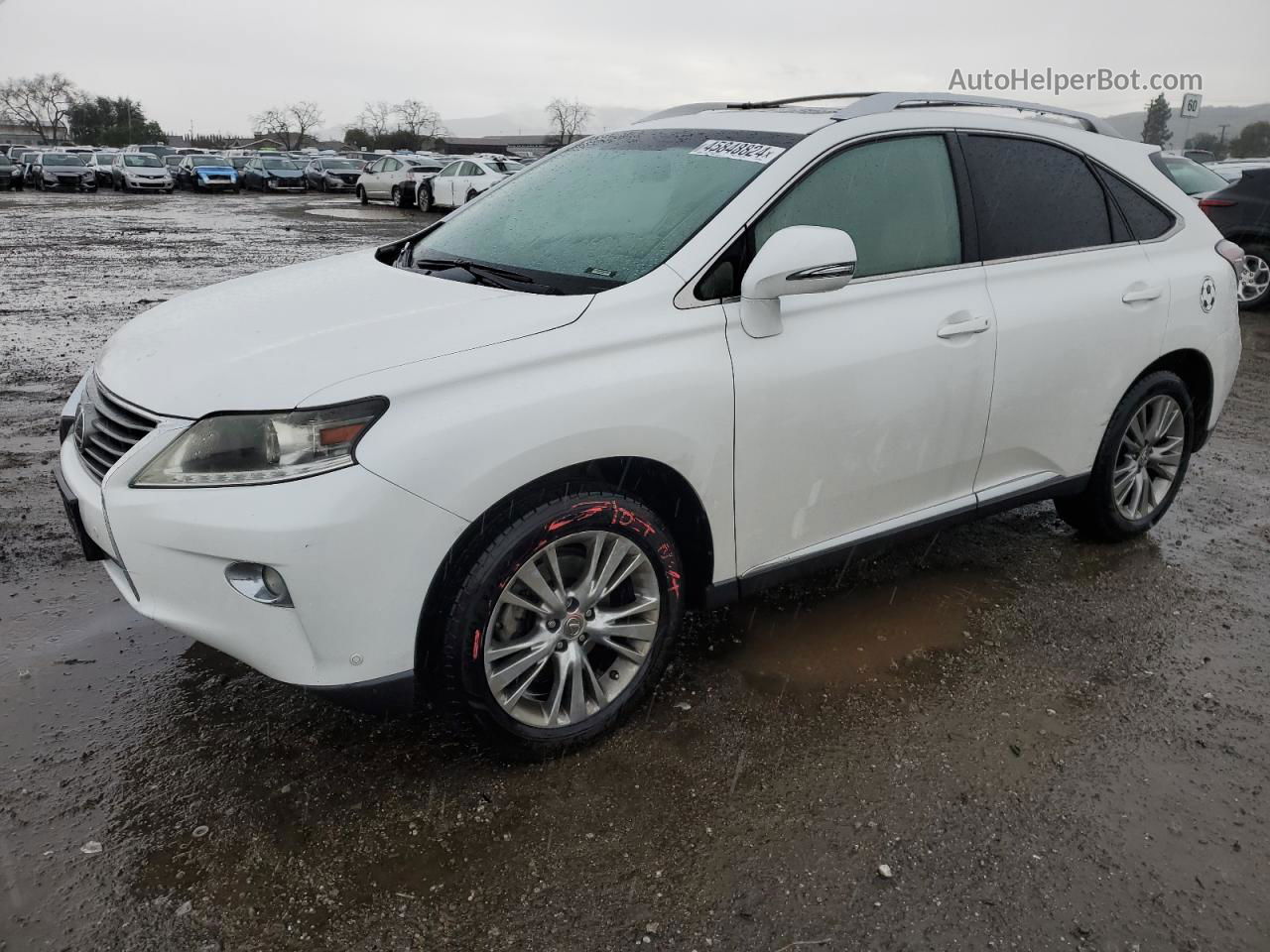 2013 Lexus Rx 350 Base White vin: JTJBK1BA0D2026944