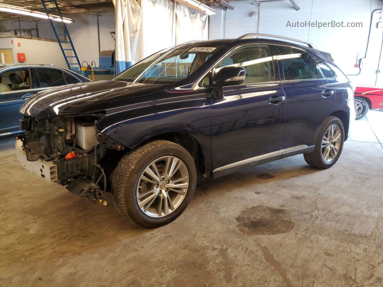 2015 Lexus Rx 350 Base Blue vin: JTJBK1BA1F2473138