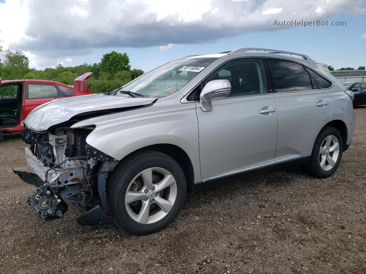 2013 Lexus Rx 350 Base Silver vin: JTJBK1BA3D2032771