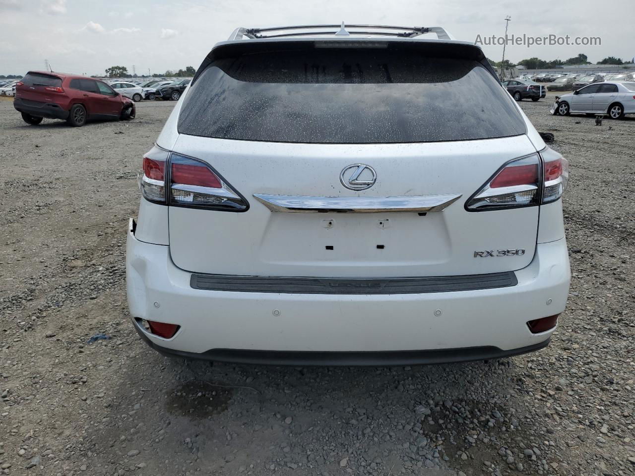 2013 Lexus Rx 350 Base White vin: JTJBK1BA3D2456662