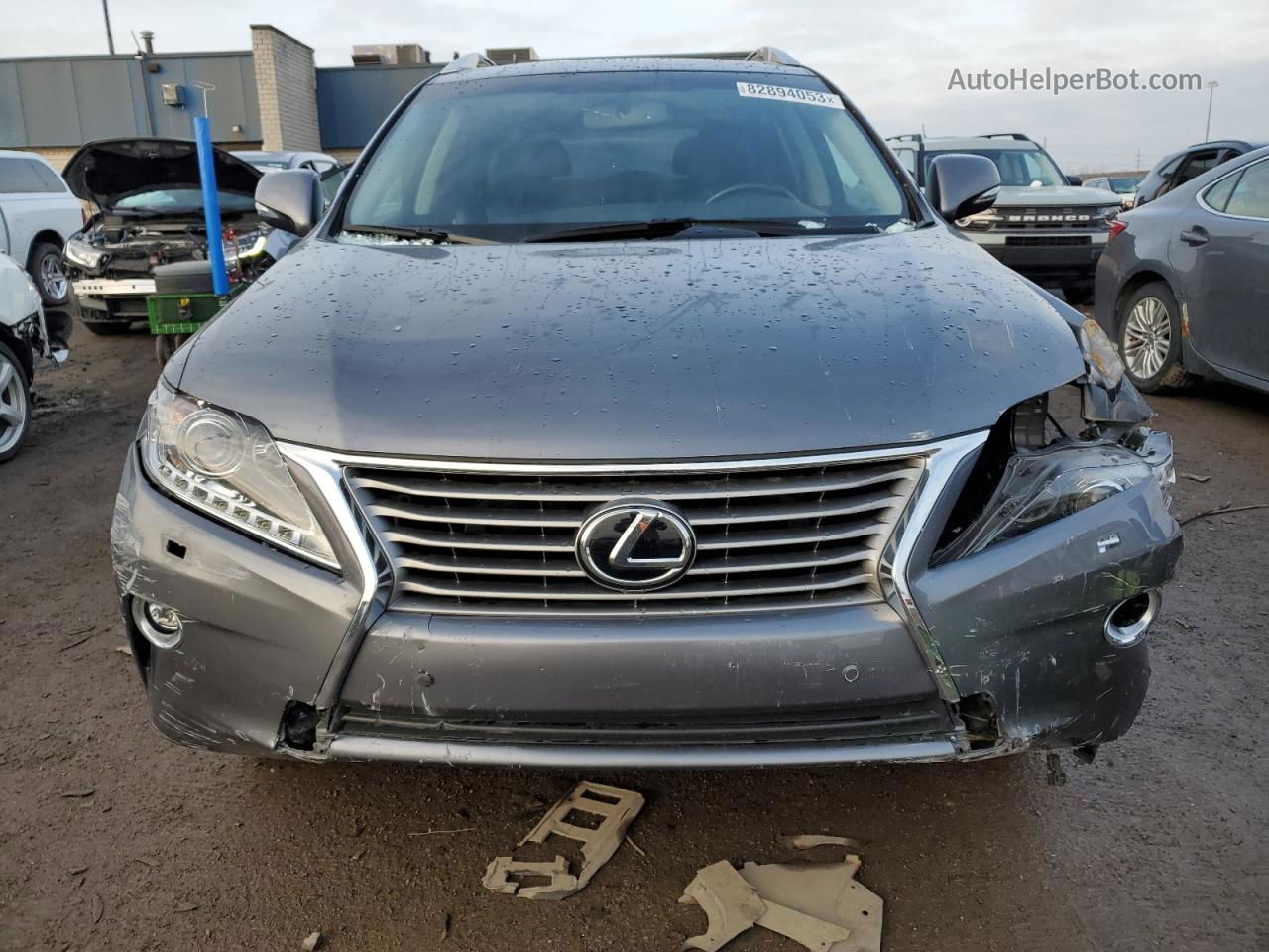 2015 Lexus Rx 350 Base Gray vin: JTJBK1BA7F2472737