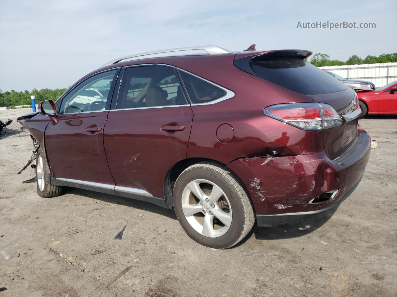 2013 Lexus Rx 350 Base Burgundy vin: JTJBK1BAXD2032685