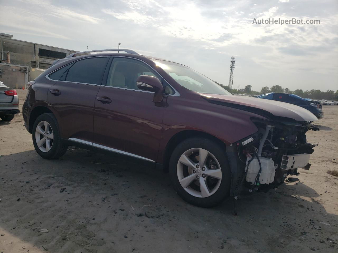 2013 Lexus Rx 350 Base Burgundy vin: JTJBK1BAXD2032685