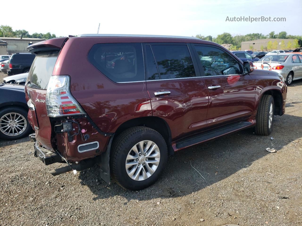 Lexus gx460 красный