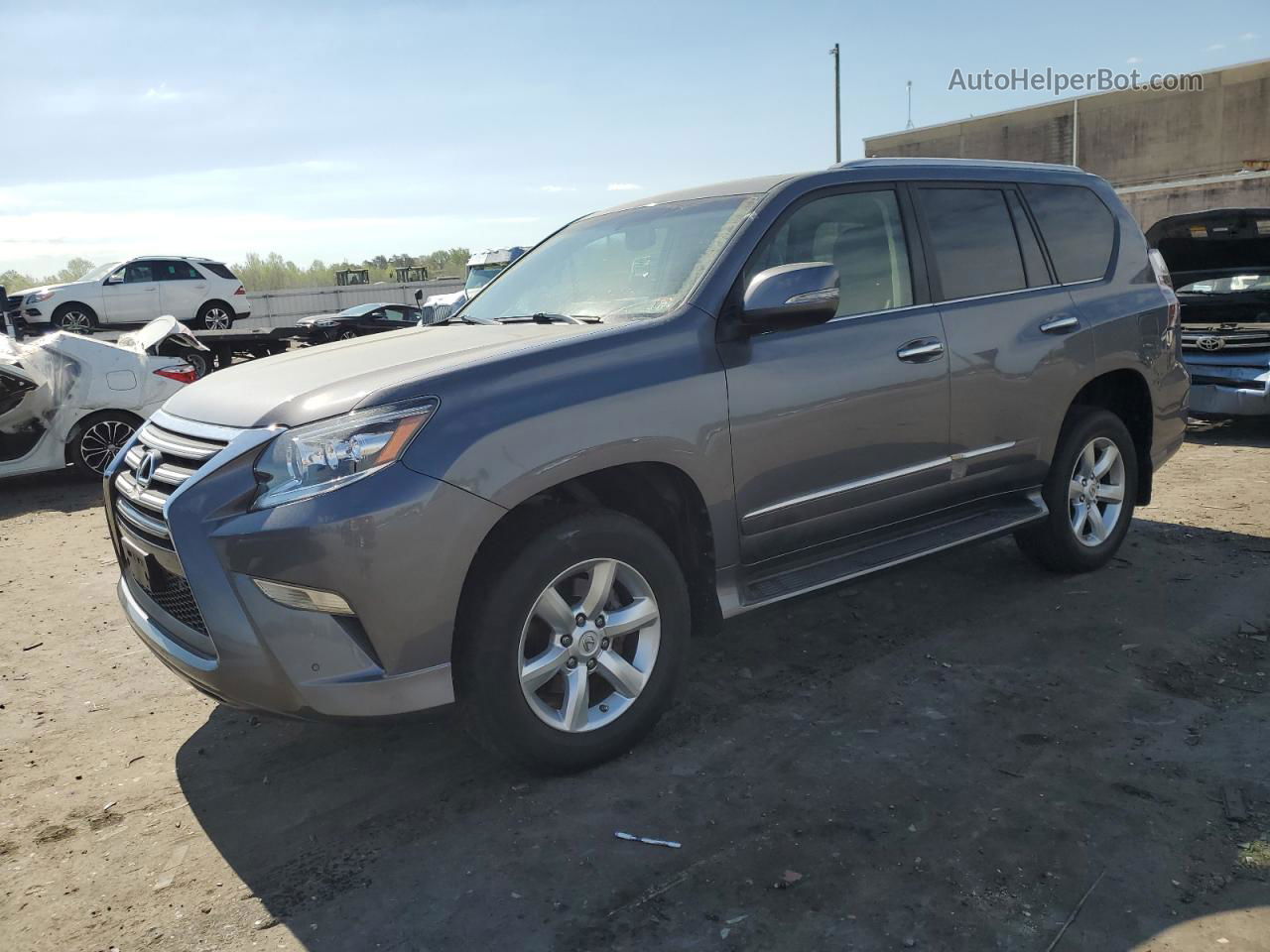 2017 Lexus Gx 460 Gray vin: JTJBM7FX0H5164905