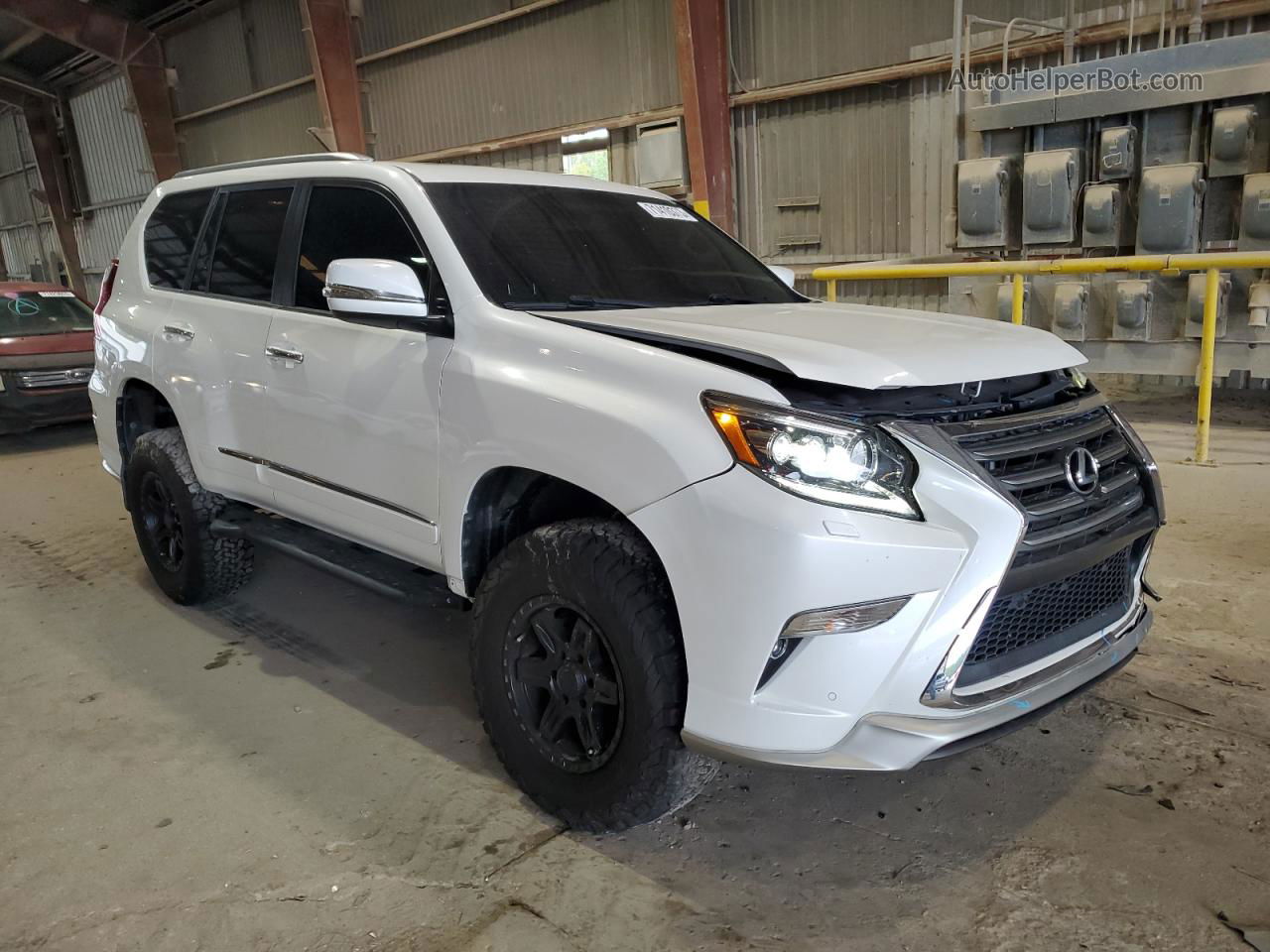 2017 Lexus Gx 460 White vin: JTJBM7FX0H5177153