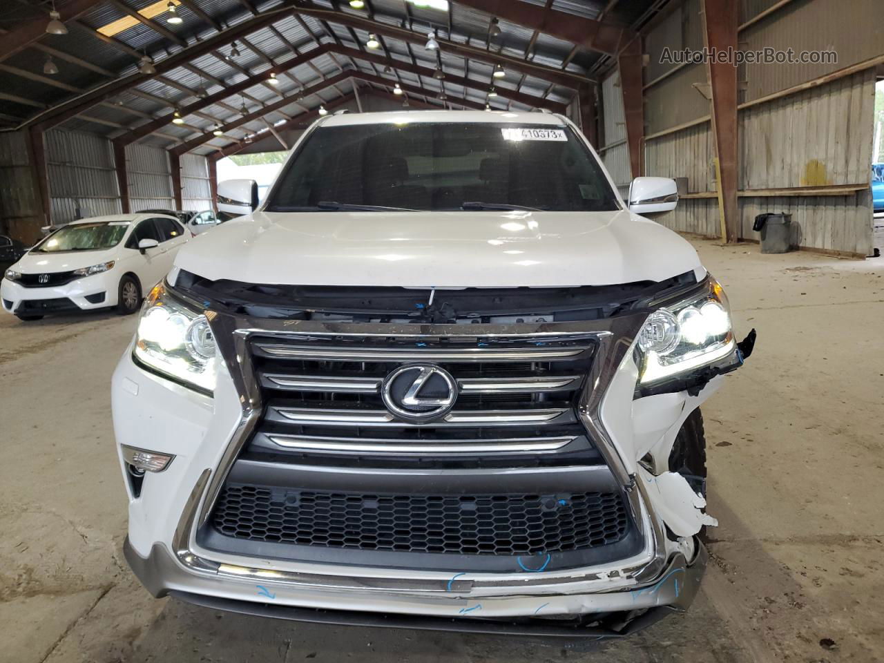 2017 Lexus Gx 460 White vin: JTJBM7FX0H5177153