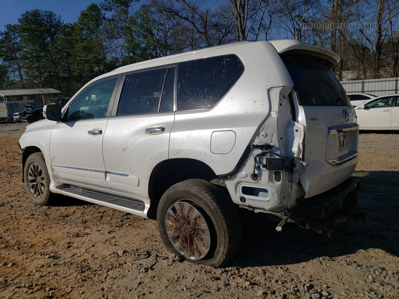 2017 Lexus Gx 460 White vin: JTJBM7FX0H5178867