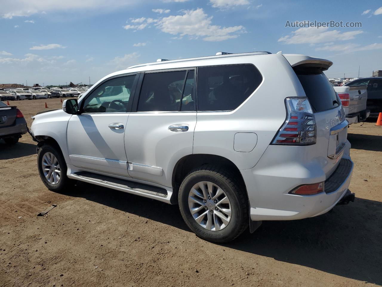 2015 Lexus Gx 460 White vin: JTJBM7FX1F5112213