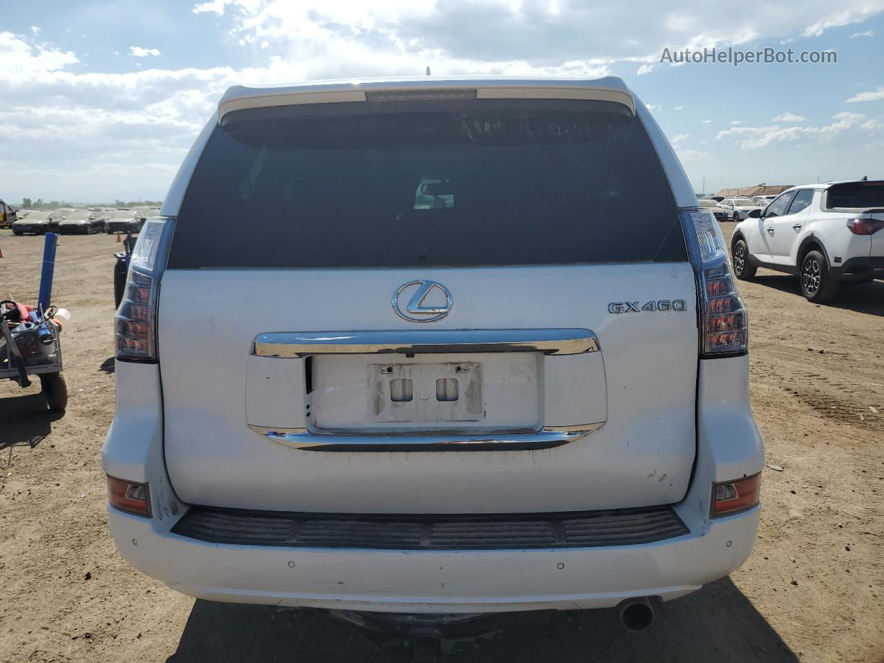 2015 Lexus Gx 460 White vin: JTJBM7FX1F5112213