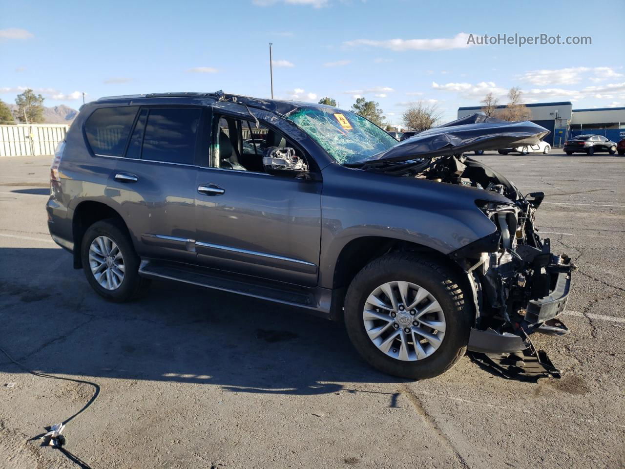 2015 Lexus Gx 460 Gray vin: JTJBM7FX1F5113832