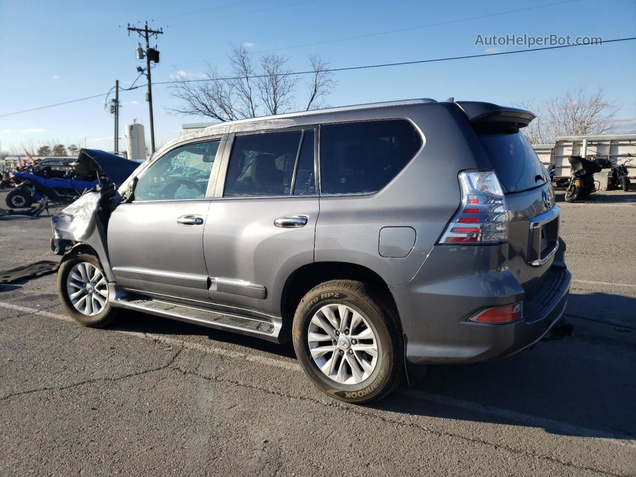 2015 Lexus Gx 460 Gray vin: JTJBM7FX1F5113832