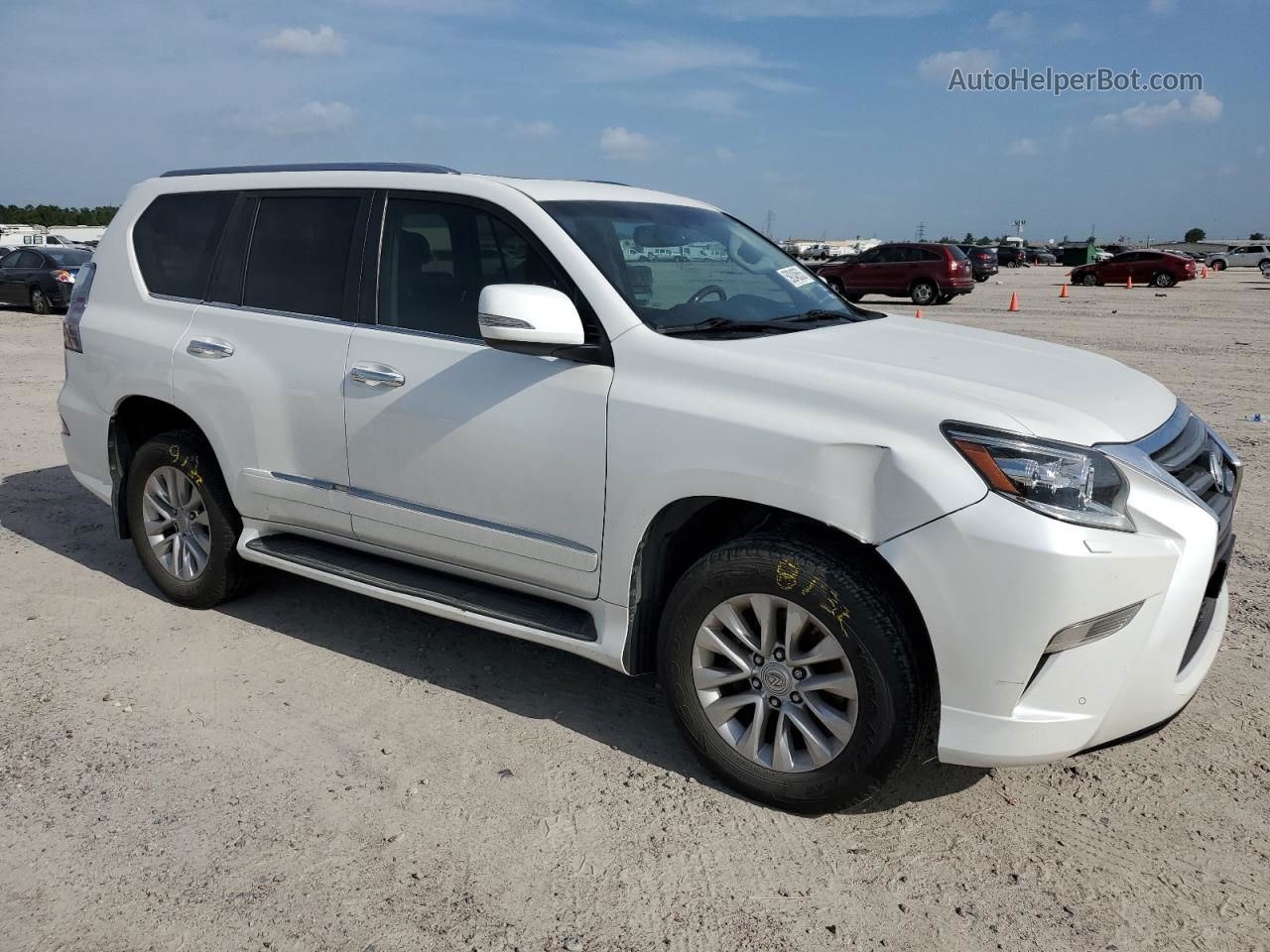 2017 Lexus Gx 460 White vin: JTJBM7FX1H5160880