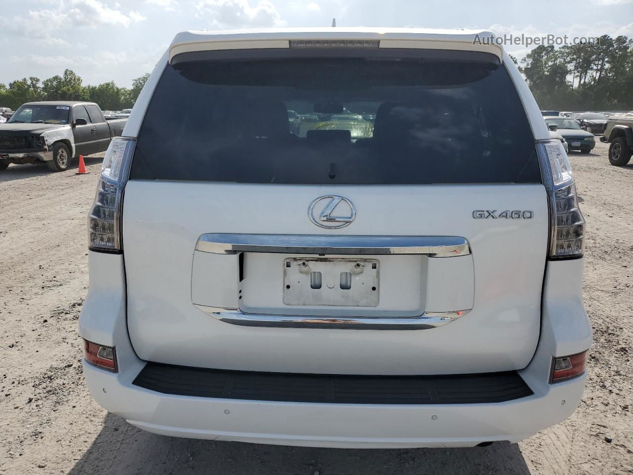 2017 Lexus Gx 460 White vin: JTJBM7FX1H5160880