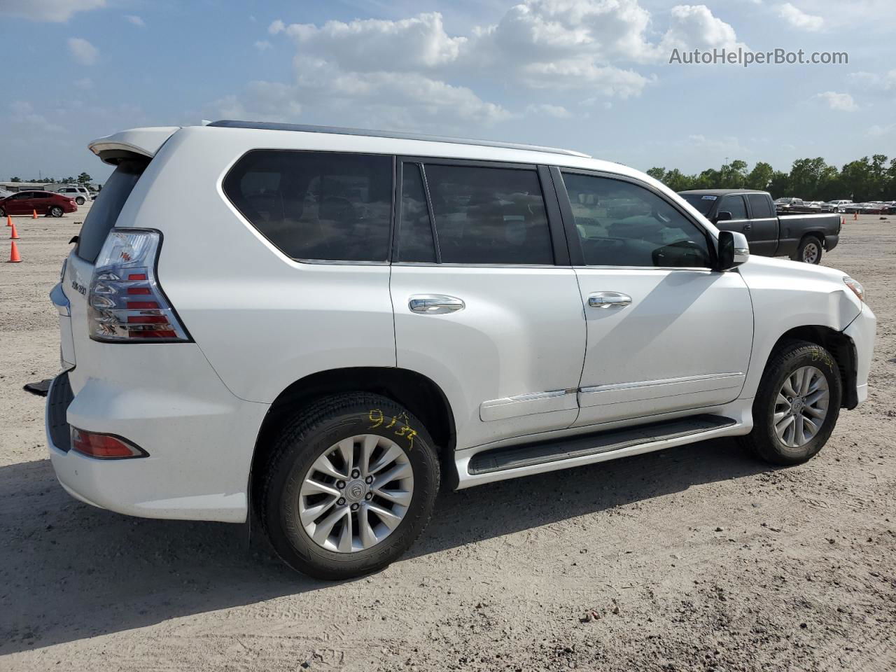 2017 Lexus Gx 460 White vin: JTJBM7FX1H5160880