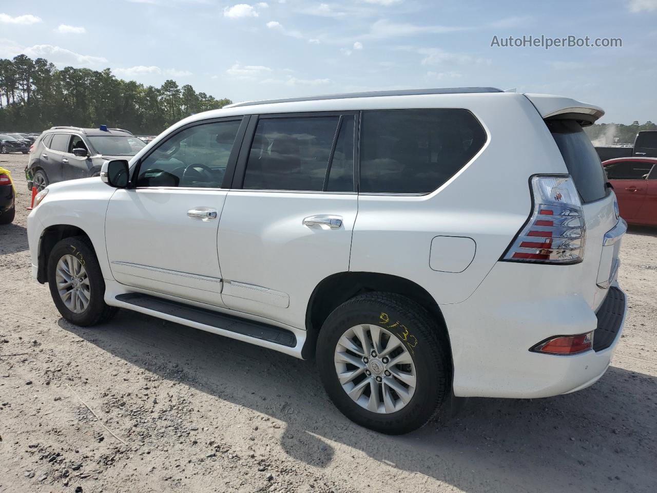 2017 Lexus Gx 460 White vin: JTJBM7FX1H5160880