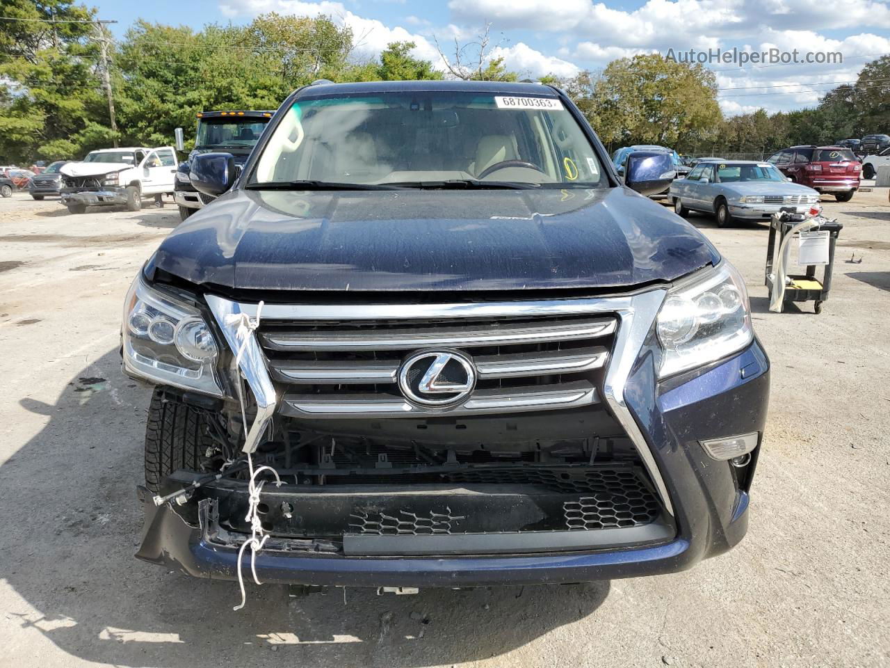 2017 Lexus Gx 460 Синий vin: JTJBM7FX1H5161415