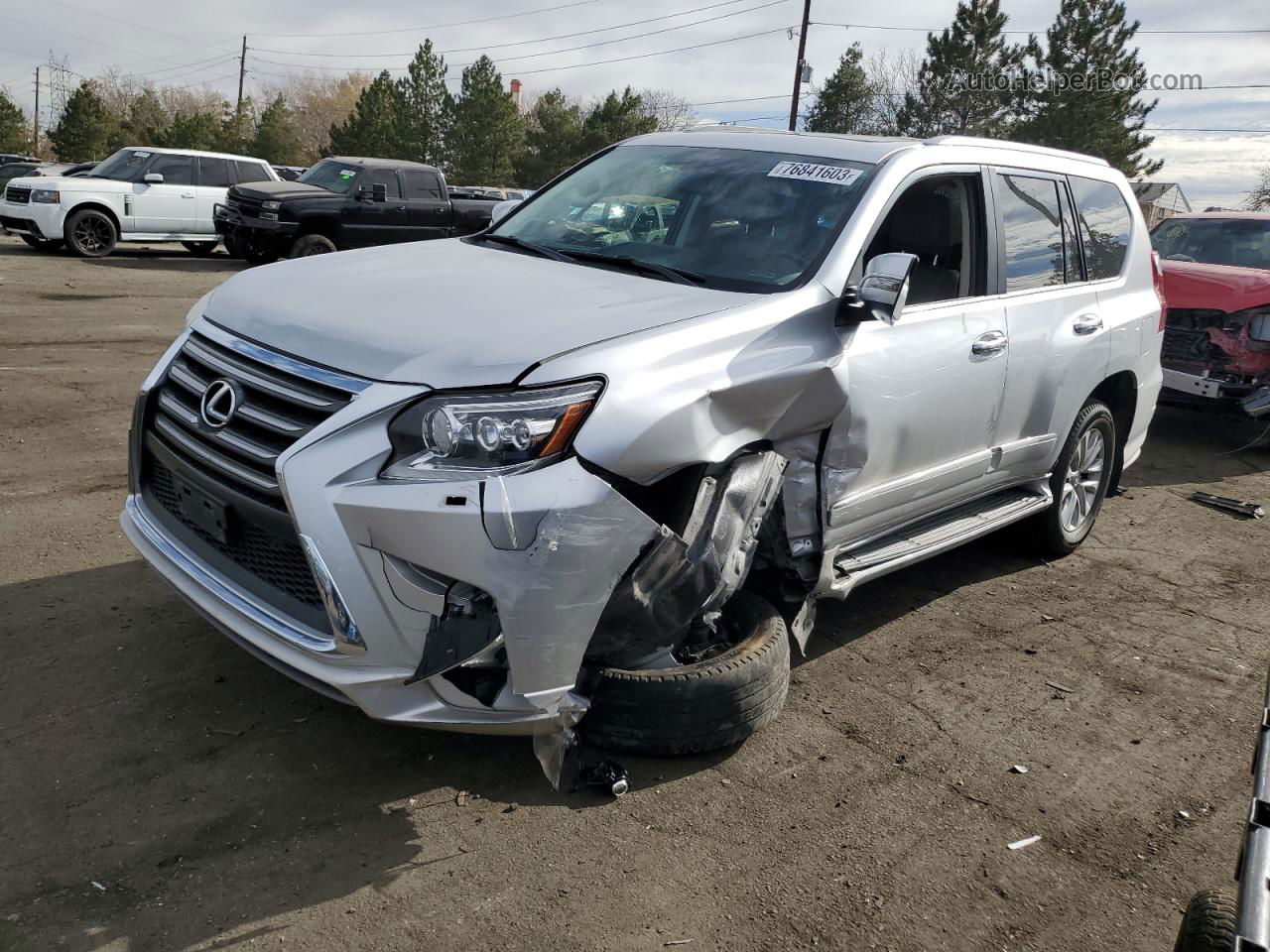 2017 Lexus Gx 460 Silver vin: JTJBM7FX1H5177257