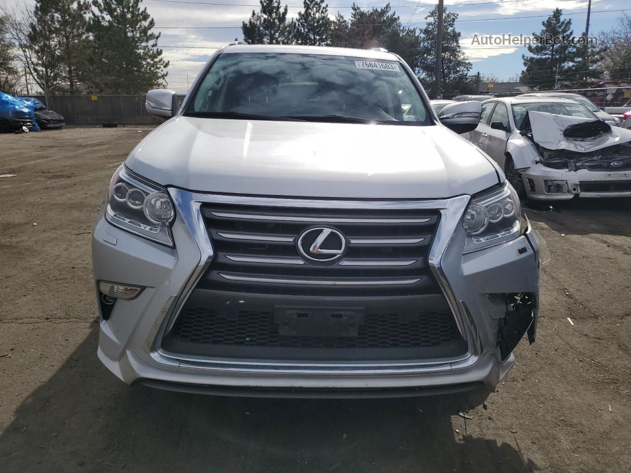 2017 Lexus Gx 460 Silver vin: JTJBM7FX1H5177257