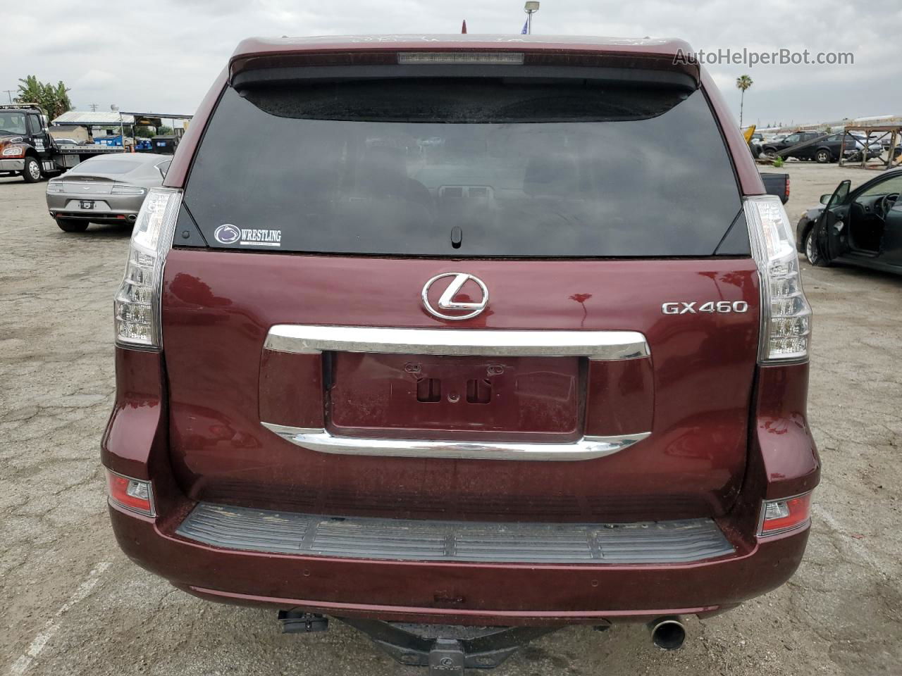 2015 Lexus Gx 460 Burgundy vin: JTJBM7FX2F5097916