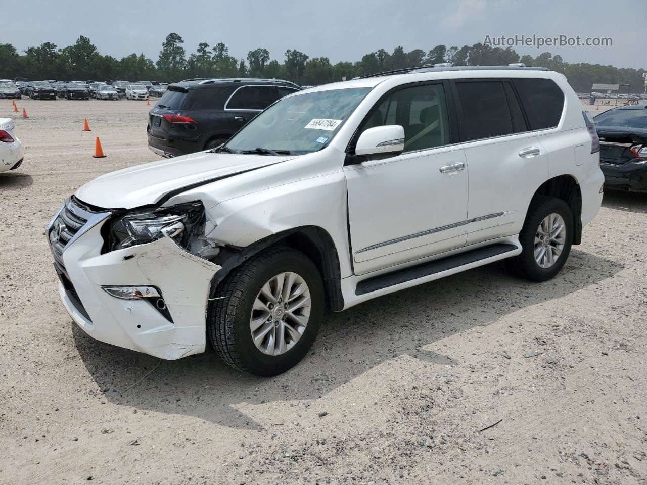 2015 Lexus Gx 460 Белый vin: JTJBM7FX2F5105531