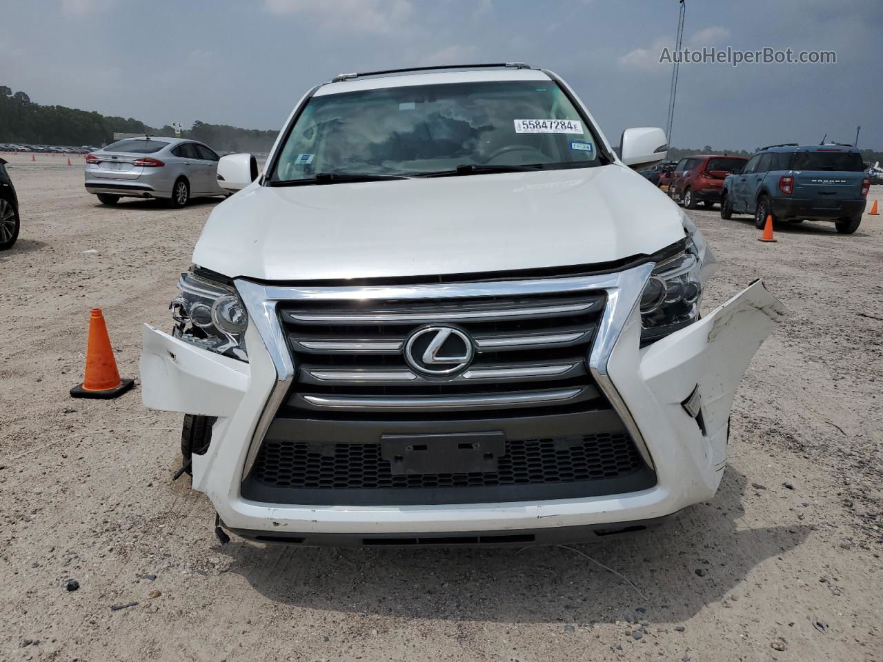 2015 Lexus Gx 460 Белый vin: JTJBM7FX2F5105531