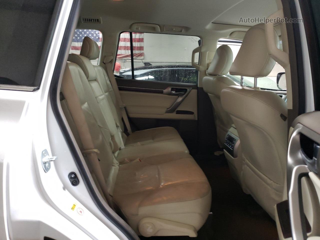 2015 Lexus Gx 460 White vin: JTJBM7FX2F5108297