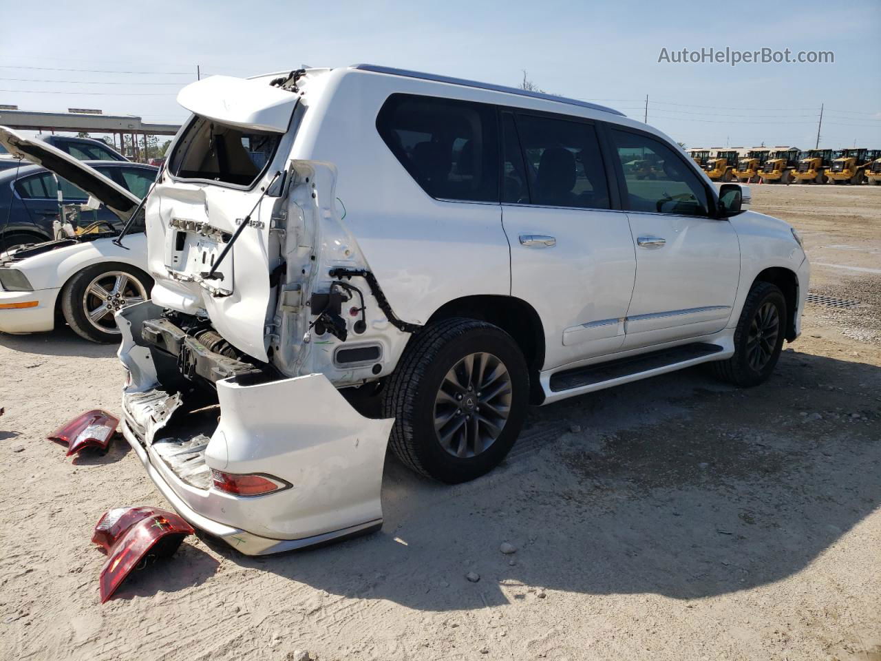 2017 Lexus Gx 460 White vin: JTJBM7FX2H5151685