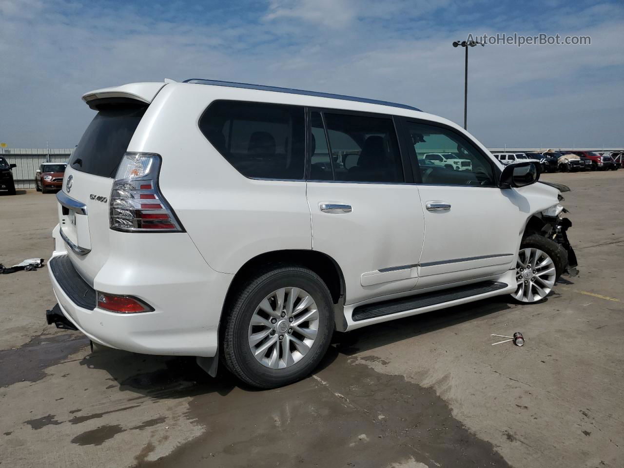 2017 Lexus Gx 460 White vin: JTJBM7FX2H5158457