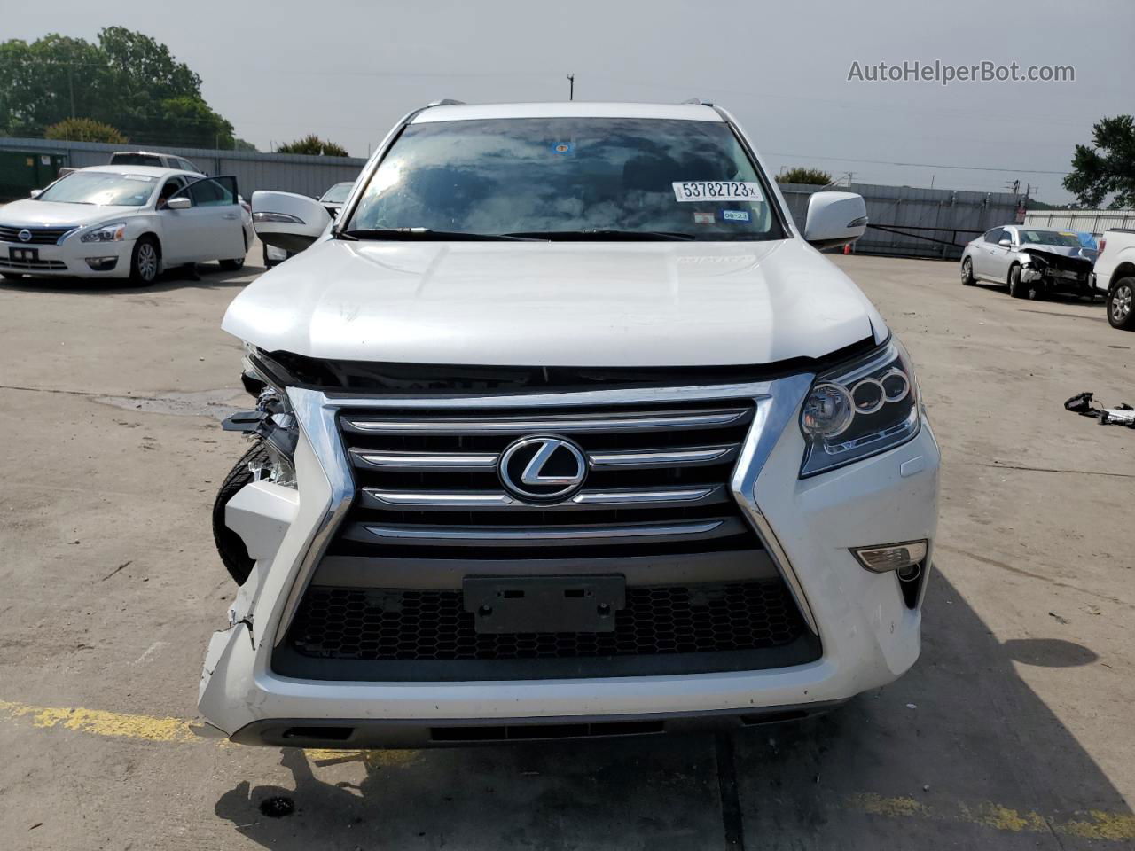 2017 Lexus Gx 460 White vin: JTJBM7FX2H5158457