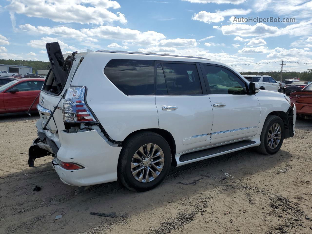 2017 Lexus Gx 460 White vin: JTJBM7FX2H5169071