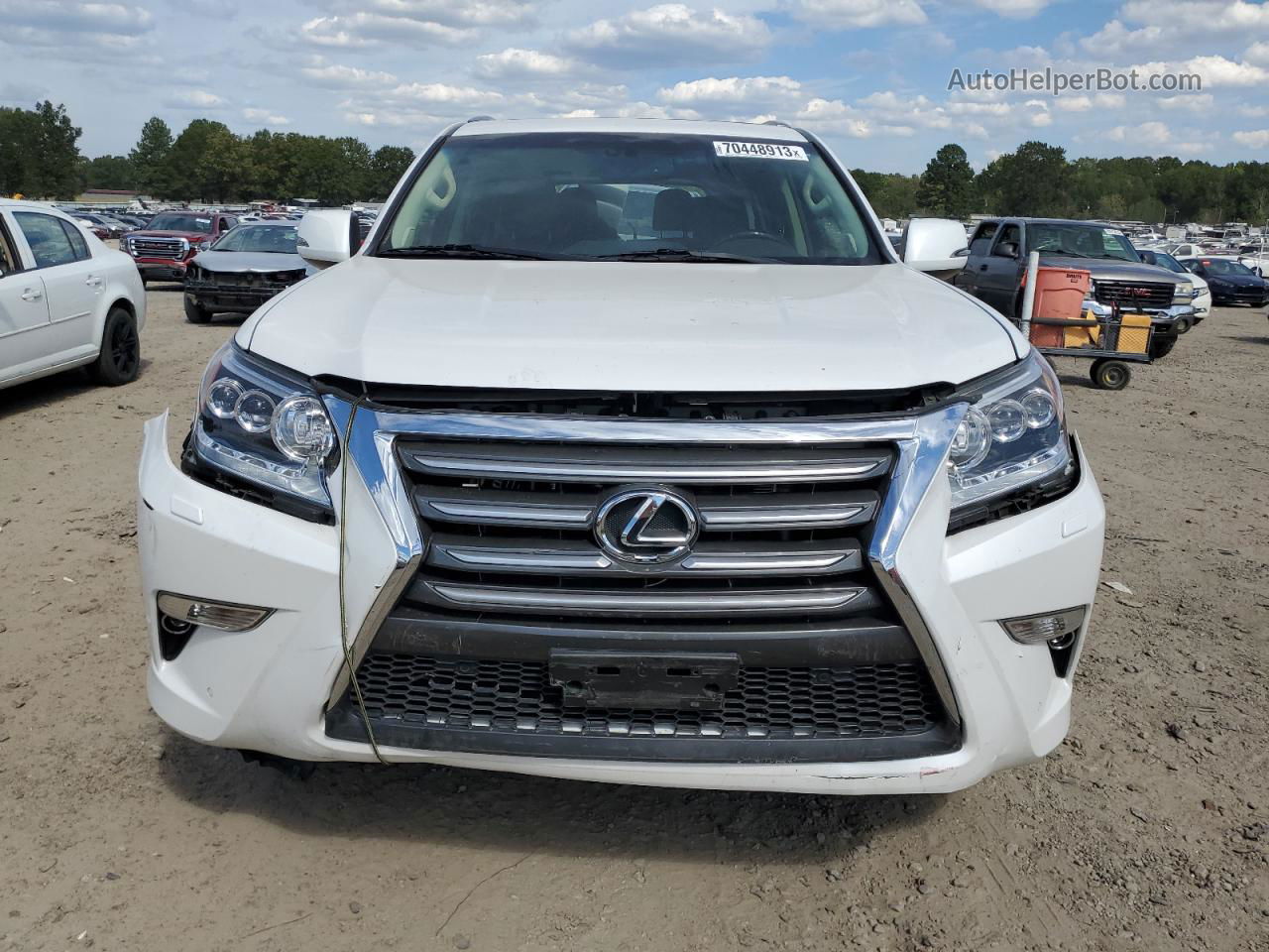 2017 Lexus Gx 460 White vin: JTJBM7FX2H5169071