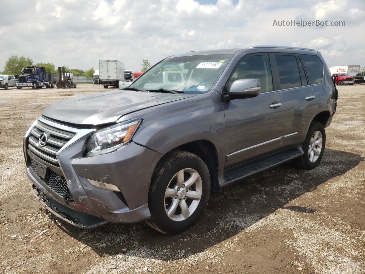 2017 Lexus Gx 460 Gray vin: JTJBM7FX2H5169460