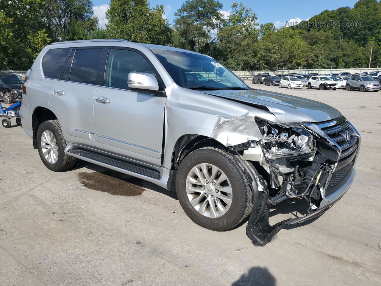 2015 Lexus Gx 460 Silver vin: JTJBM7FX3F5096015